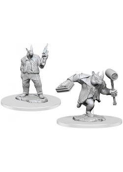 Magic: The Gathering Miniatures: Freelance Muscle and Rhox Pummeler